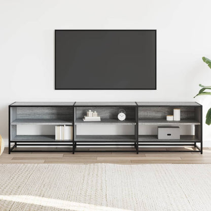 Mobile Porta TV Grigio Sonoma 180x40x46 cm in Truciolato - homemem39