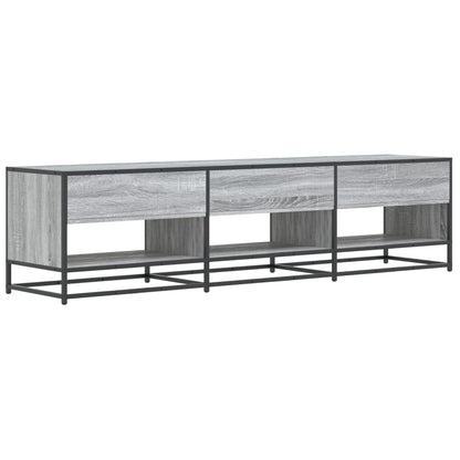 Mobile Porta TV Grigio Sonoma 180x40x46 cm in Truciolato - homemem39