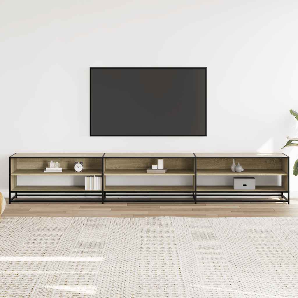 Mobile per TV Rovere Sonoma 270x40x46 cm in Truciolato - homemem39