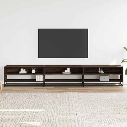 Mobile TV Rovere Marrone 270x40x46 cm in Truciolato - homemem39