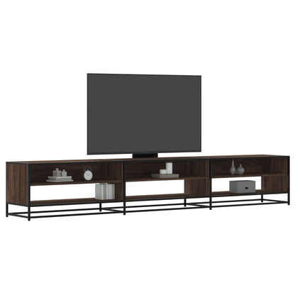 Mobile TV Rovere Marrone 270x40x46 cm in Truciolato - homemem39