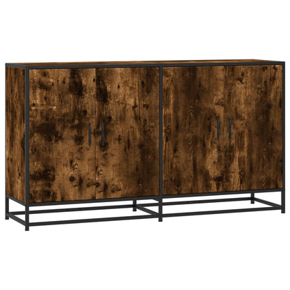 Credenza Rovere Fumo 134x35x76 cm in Truciolato - homemem39