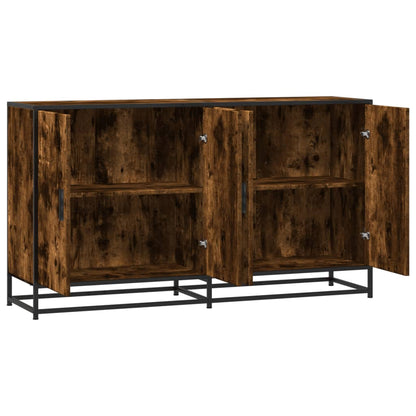 Credenza Rovere Fumo 134x35x76 cm in Truciolato - homemem39