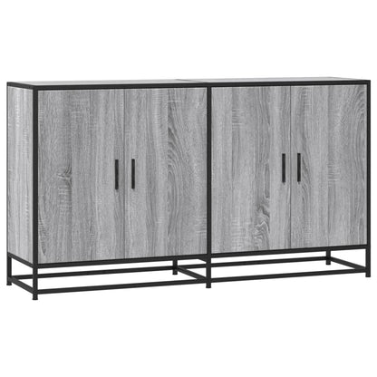 Credenza Grigio Sonoma 134x35x76 cm in Truciolato - homemem39