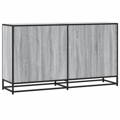 Credenza Grigio Sonoma 134x35x76 cm in Truciolato - homemem39