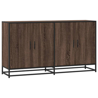Credenza Rovere Marrone 134x35x76 cm in Truciolato - homemem39