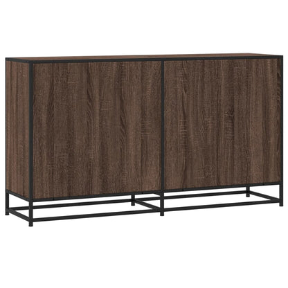 Credenza Rovere Marrone 134x35x76 cm in Truciolato - homemem39