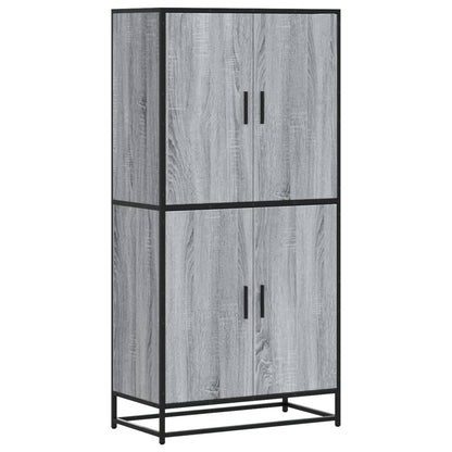 Credenza Grigio Sonoma 68x35x139 cm in Truciolato - homemem39