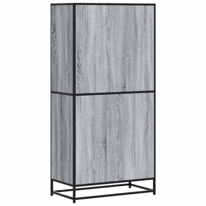 Credenza Grigio Sonoma 68x35x139 cm in Truciolato - homemem39