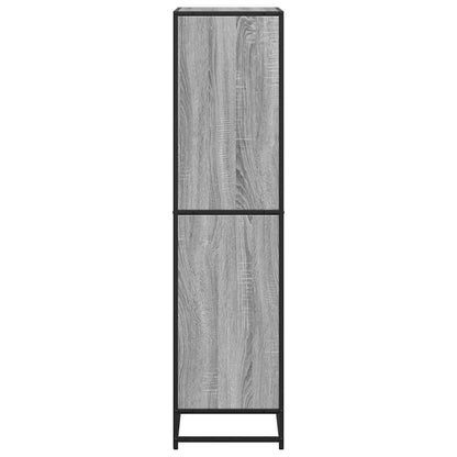 Libreria Grigio Sonoma 60x35x139 cm in Truciolato | homemem39