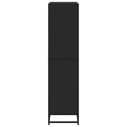 Libreria Nera 80,5x35x139 cm in Truciolato | homemem39