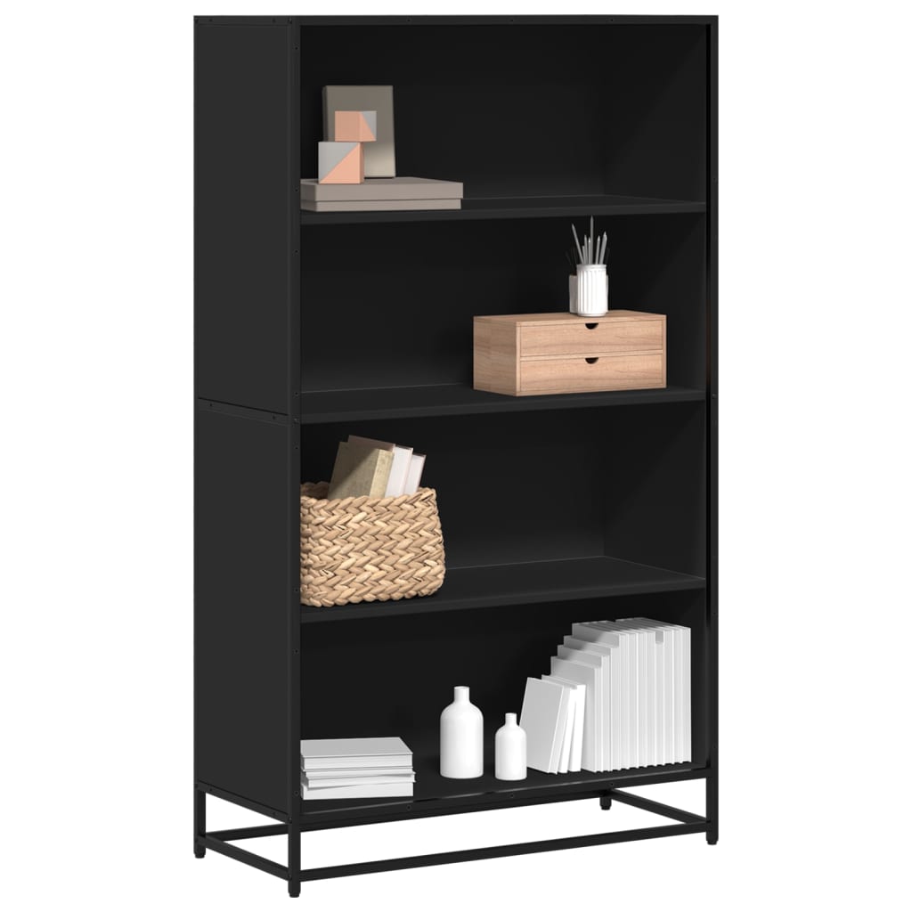 Libreria Nera 80,5x35x139 cm in Truciolato | homemem39