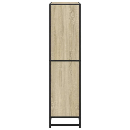 Libreria Rovere Sonoma 80,5x35x139 cm in Truciolato