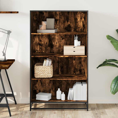 Libreria Rovere Fumo 80,5x35x139 cm in Truciolato | homemem39