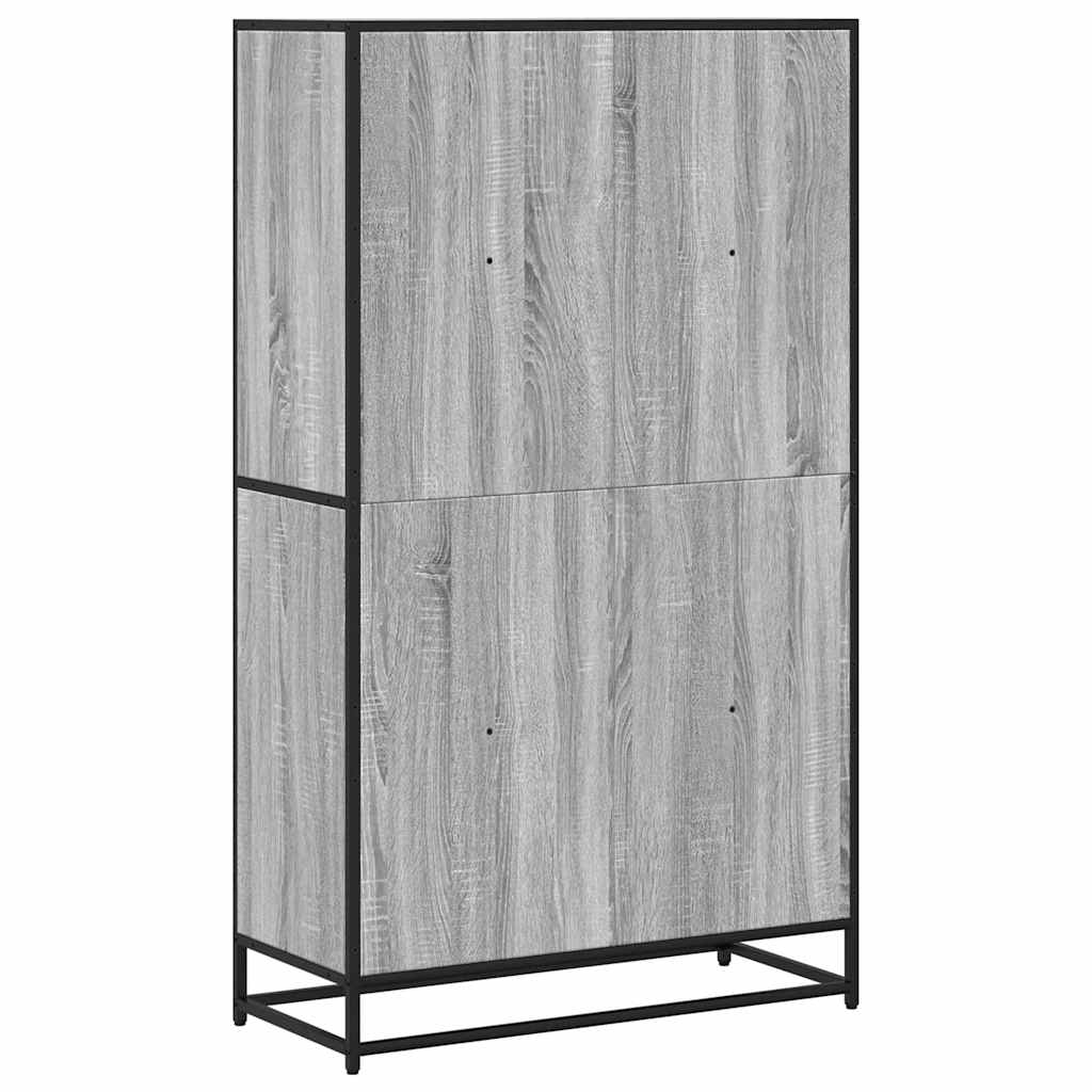Libreria Grigio Sonoma 80,5x35x139 cm in Truciolato | homemem39