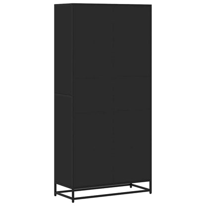 Libreria Nera 80,5x35x170,5 cm in Truciolato | homemem39