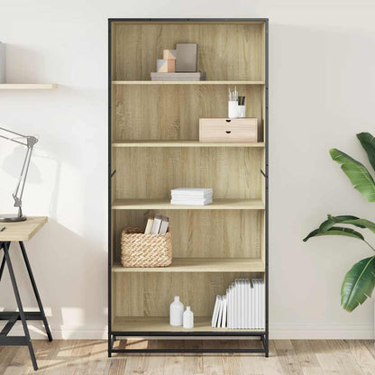 Libreria Rovere Sonoma 80,5x35x170,5 cm in Truciolato | homemem39