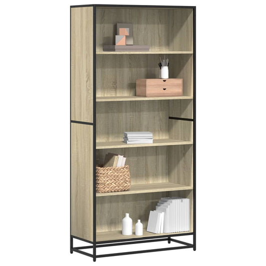 Libreria Rovere Sonoma 80,5x35x170,5 cm in Truciolato | homemem39
