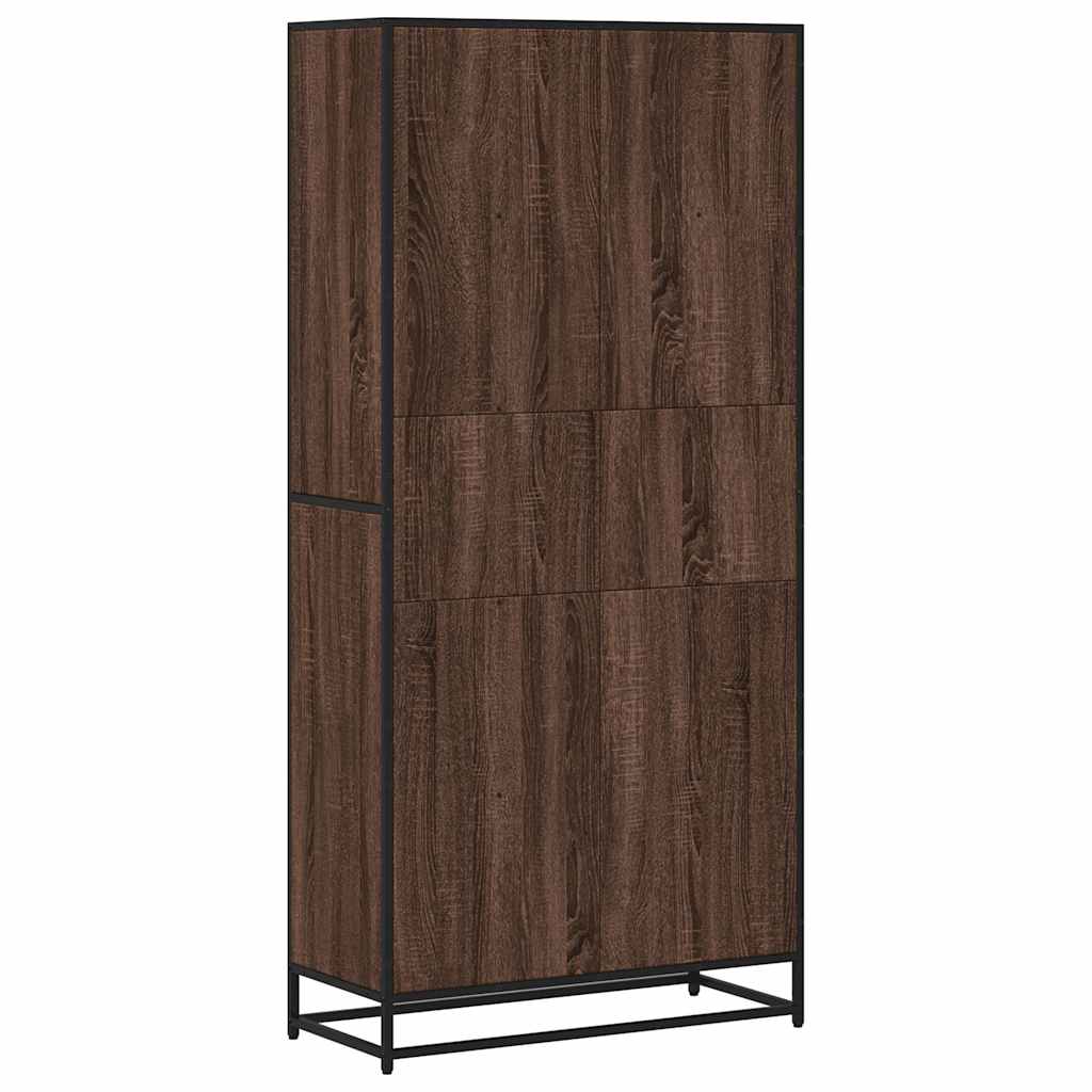Libreria Rovere Marrone 80,5x35x170,5 cm in Truciolato | homemem39