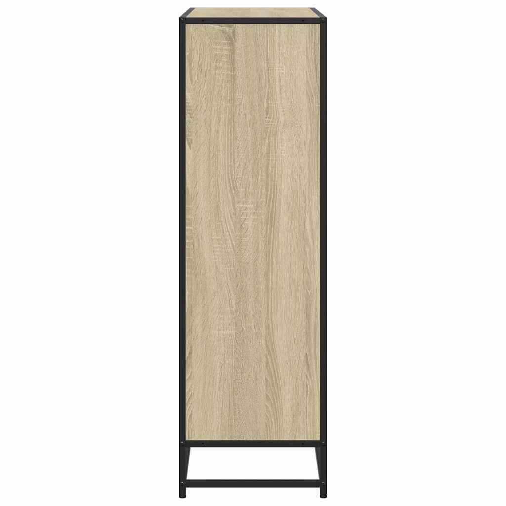 Libreria Rovere Sonoma 97,5x33x107,5 cm Multistrato e Metallo | homemem39