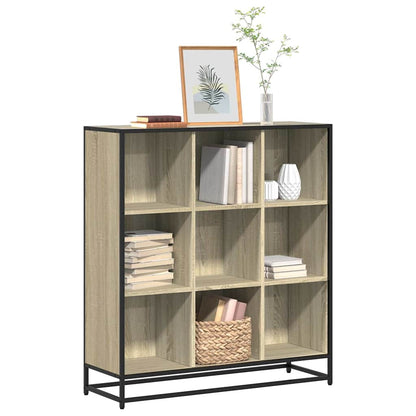 Libreria Rovere Sonoma 97,5x33x107,5 cm Multistrato e Metallo | homemem39