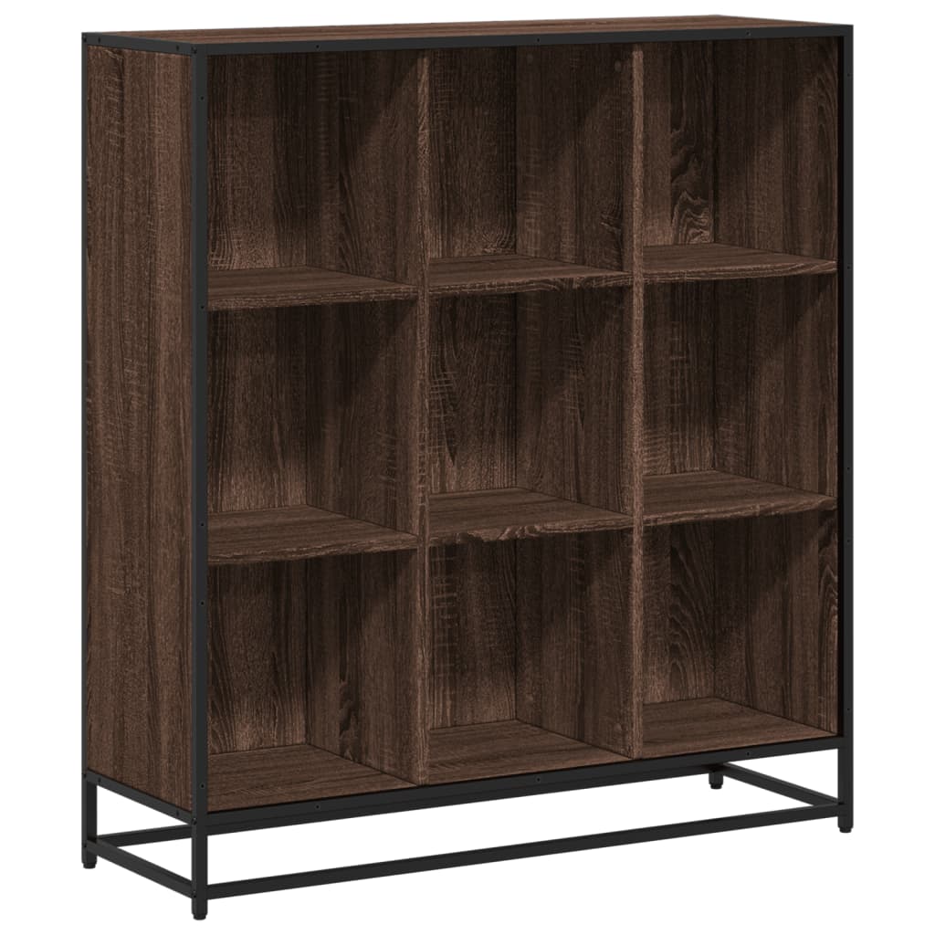 Libreria Rovere Marrone 97,5x33x107,5 cm Multistrato e Metallo | homemem39