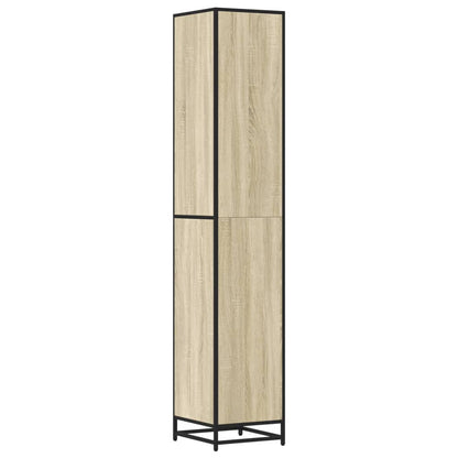 Mobile da Bagno Sonoma 35x37,5x188,5 cm in Truciolato e Metallo | homemem39