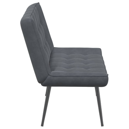 Panca Grigio Scuro 110x74x84 cm in Velluto | homemem39