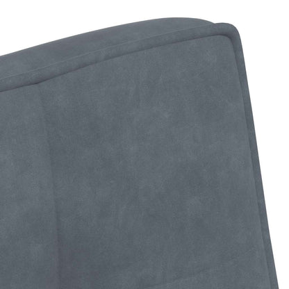 Panca Grigio Scuro 110x74x84 cm in Velluto | homemem39