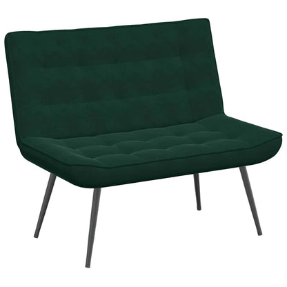 Panca Verde Scuro 110x74x84 cm in Velluto | homemem39