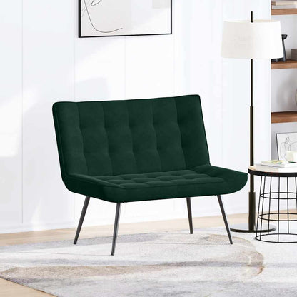 Panca Verde Scuro 110x74x84 cm in Velluto | homemem39