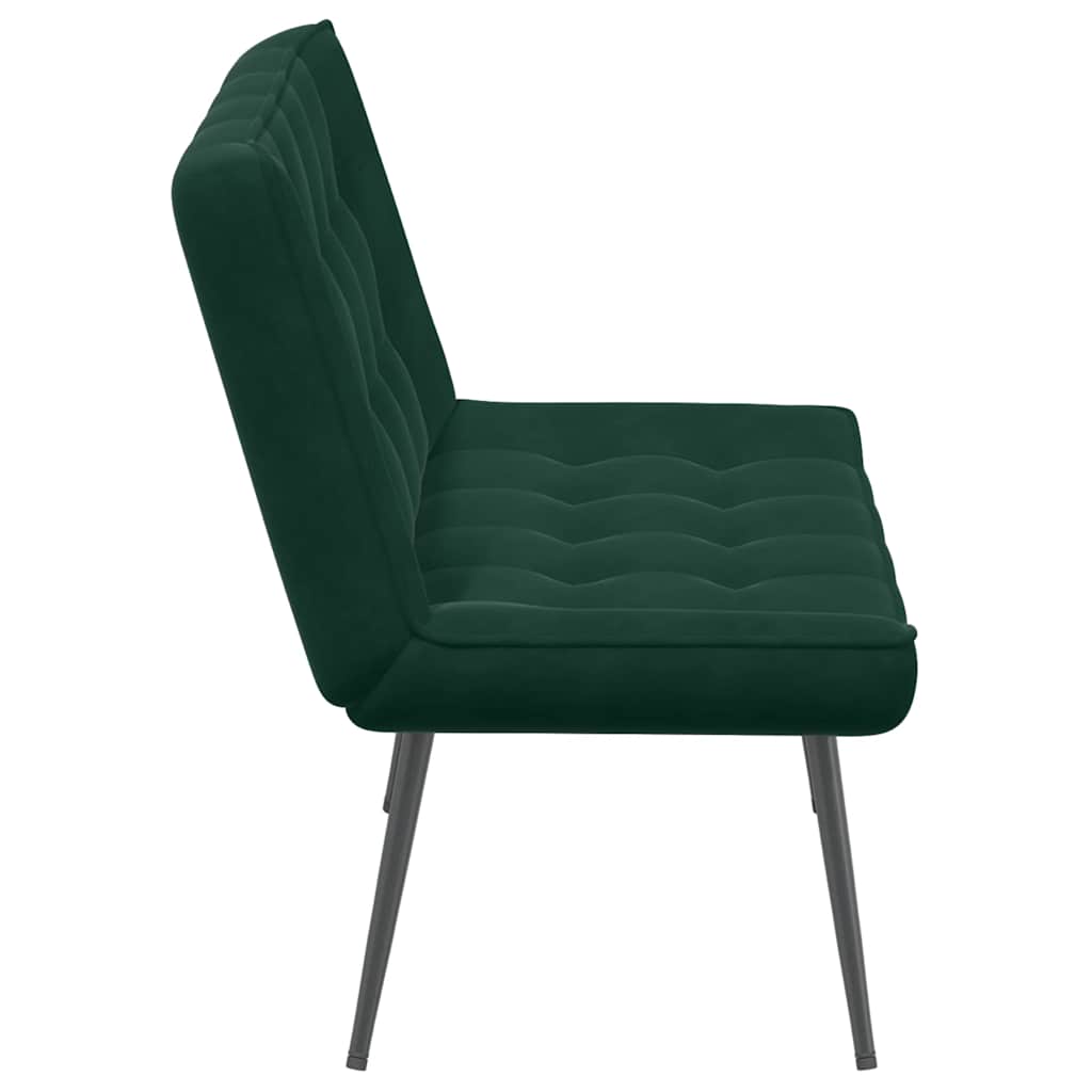 Panca Verde Scuro 110x74x84 cm in Velluto | homemem39