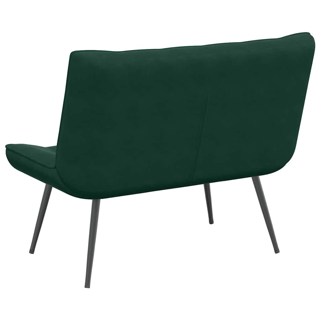 Panca Verde Scuro 110x74x84 cm in Velluto | homemem39