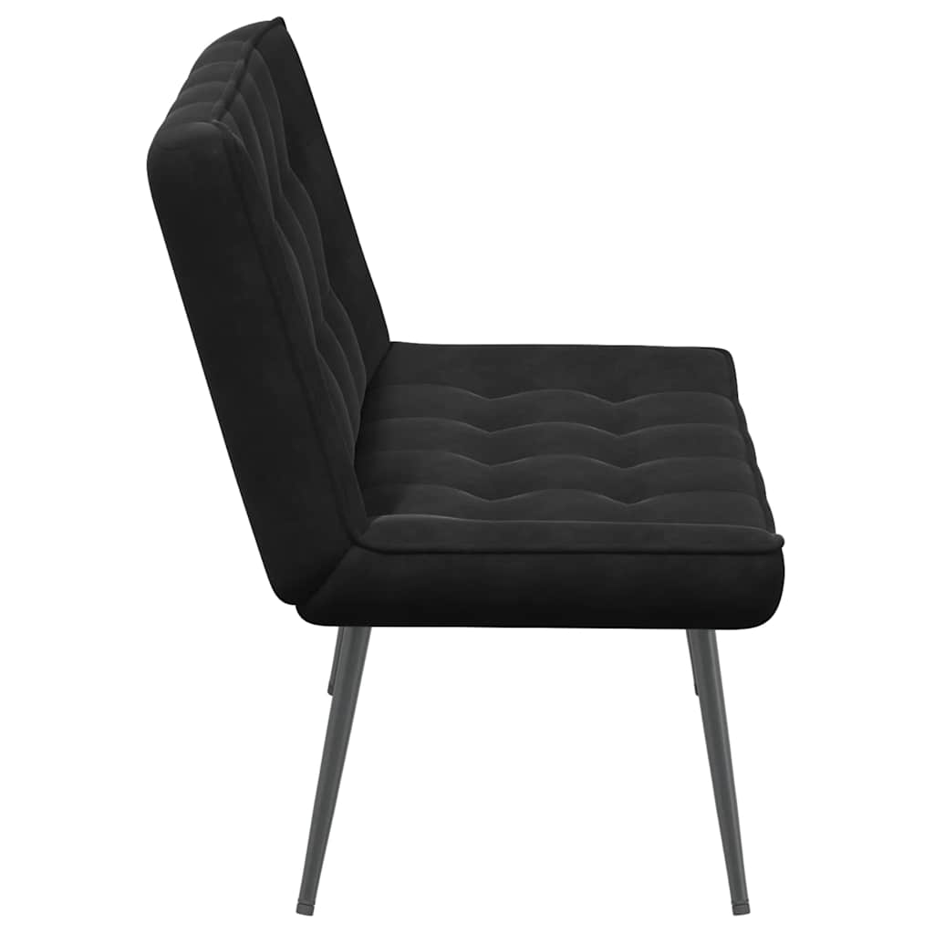 Panca Nera 110x74x84 cm in Velluto | homemem39