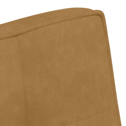 Panca Marrone 110x74x84 cm in Velluto