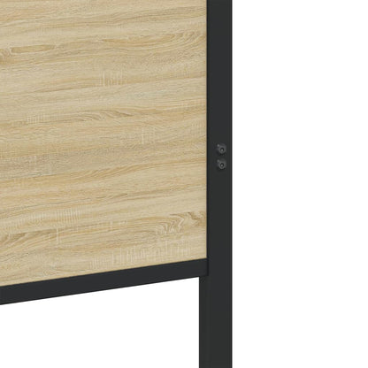 Giroletto senza Materaso in Metallo Rovere Sonoma 140x200 cm | homemem39