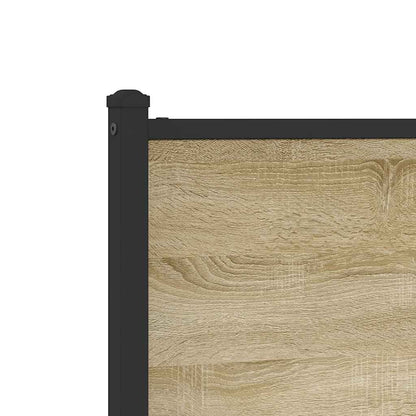 Giroletto senza Materaso in Metallo Rovere Sonoma 150x200 cm | homemem39