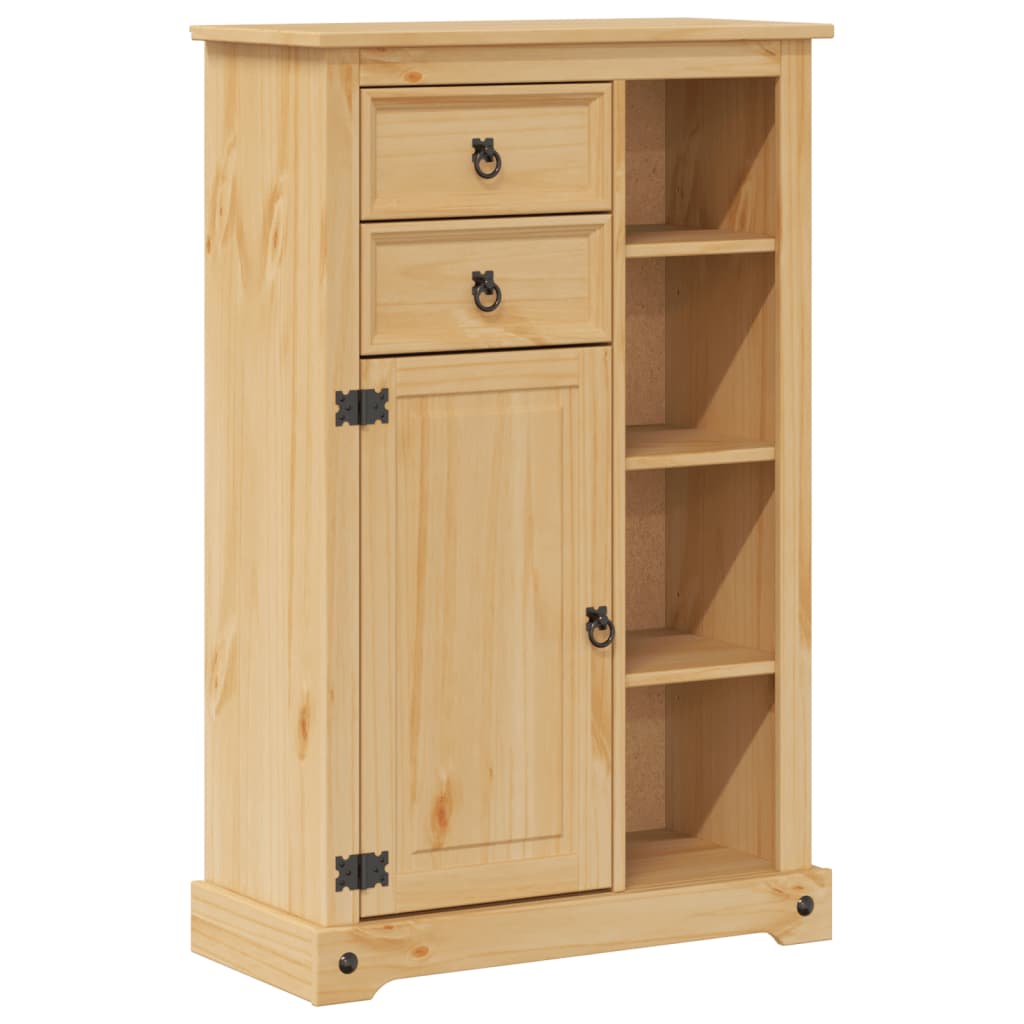 Mobile da Bagno Corona 70x33x110 cm in Legno Massello di Pino | homemem39