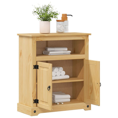 Mobile da Bagno Corona 70x33x80 cm in Legno Massello di Pino | homemem39