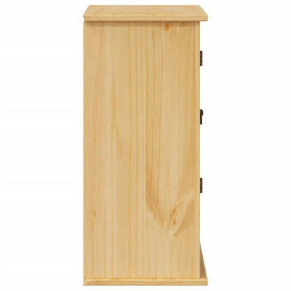 Mobile Bagno a Parete Corona 70x33x71,5cm Legno Massello Pino | homemem39