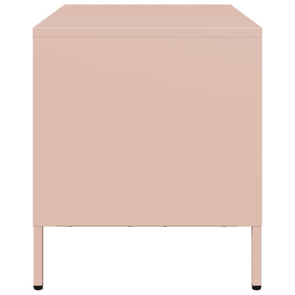 Mobile TV Rosa 68x39x43,5cm in Acciaio Laminato a Freddo - homemem39