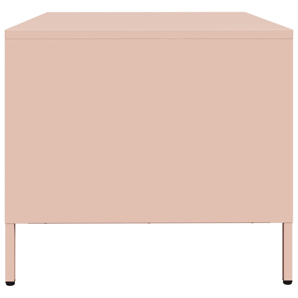 Mobile TV Rosa 68x50x43,5 cm in Acciaio Laminato a Freddo - homemem39