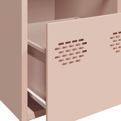 Credenza Rosa 101,5x39x73,5 cm in Acciaio Laminato a Freddo - homemem39