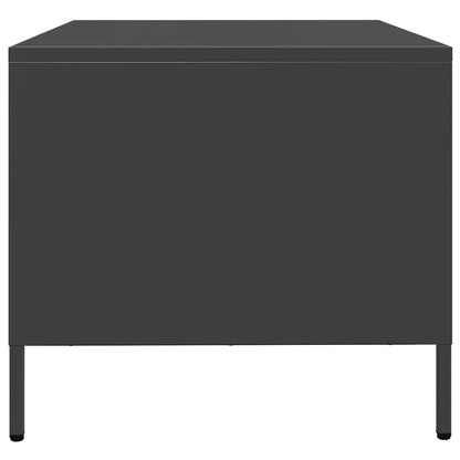 Tavolino Nero 101,5x50x43,5 cm in Acciaio Laminato a Freddo | homemem39