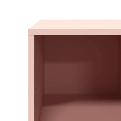 Tavolino Rosa 101,5x50x43,5 cm in Acciaio Laminato a Freddo | homemem39