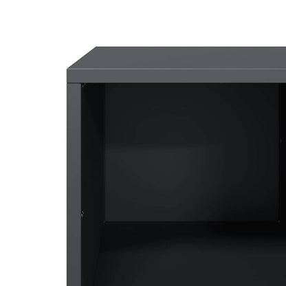 Tavolino Antracite 101,5x50x43,5cm in Acciaio Laminato a Freddo | homemem39