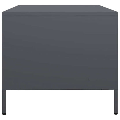 Tavolino Antracite 68,5x50x43,5 cm in Acciaio Laminato a Freddo | homemem39