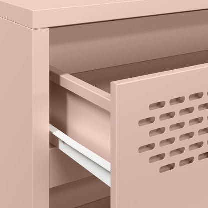 Credenza Rosa 68x39x73,5 cm in Acciaio Laminato a Freddo - homemem39