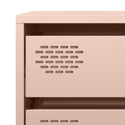 Credenza Rosa 68x39x73,5 cm in Acciaio Laminato a Freddo - homemem39