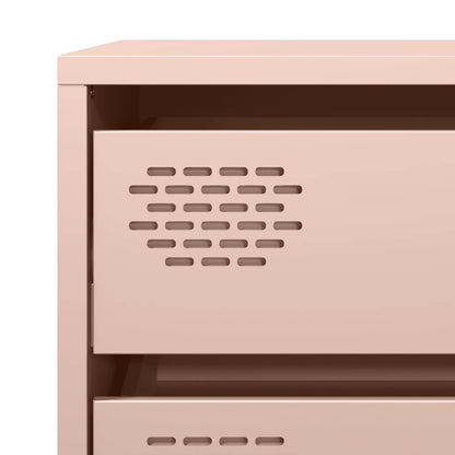 Credenza Rosa 68x39x58,5 cm in Acciaio Laminato a Freddo - homemem39